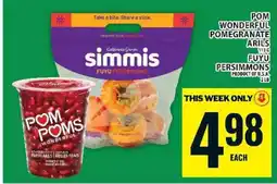 Food Basics POM Wonderful Pomegranate Arils / Fuyu Persimmons offer