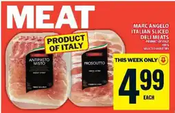 Food Basics Marc Angelo Italian Sliced Deli Meats offer