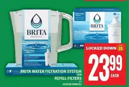 Food Basics Brita Water Filtration System offer