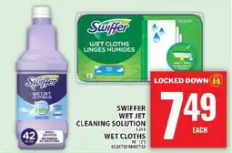 Food Basics Swiffer Wet Jet Cleaning Solution / Wet Cloths offer