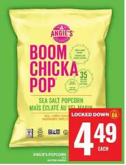 Food Basics Angie's Boom Chicka Pop Sea Salt Popcorn offer