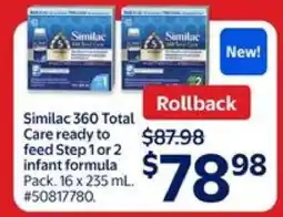 Walmart Similac 360 Total Care offer