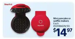 Walmart Starfrit Mini Pancake or Waffle Maker offer