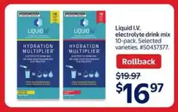 Walmart Liquid I.V. Hydration Multiplier offer