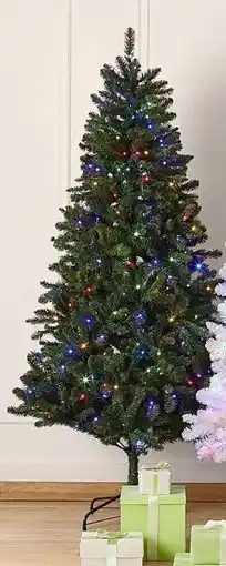 Walmart Holiday Time 7' Braxton fir Christmas tree offer