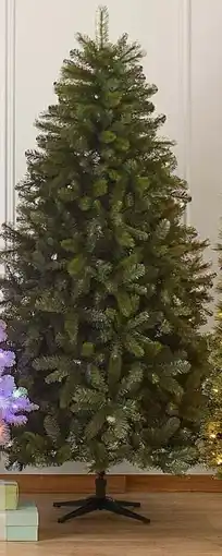 Walmart Holiday time Un-lit donner fir Christmas tree offer