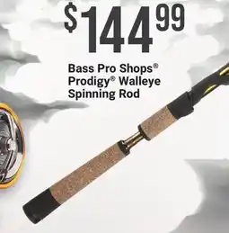 Cabela's Bass Pro Shops Prodigy Walleye Spinning Rod offer
