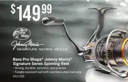 Cabela's Bass Pro Shops Johnny Morris Signature Series Spinning Reel offer