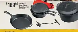 Cabela's Cabela's Five-Piece Cast Iron Set offer