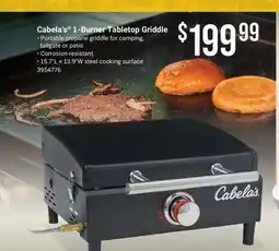 Cabela's Cabela's 1-Burner Tabletop Griddle offer