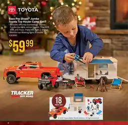 Cabela's Bass Pro Shops Jumbo Toyota Toy Hauler Camp Set offer