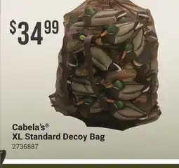 Cabela's Cabela's XL Standard Decoy Bag offer
