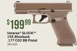 Cabela's Umarex GLOCK 19X Blowback.177 CO2 BB Pistol offer