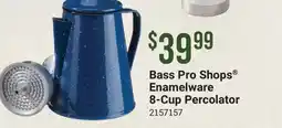 Cabela's Bass Pro Shops Enamelware 8-Cup Percolator offer