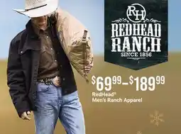 Cabela's RedHead Men's Ranch Apparel offer