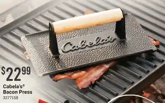 Cabela's Cabela's Bacon Press offer