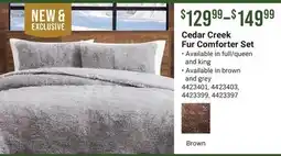 Cabela's Cedar Creek Fur Comforter Set offer