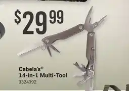 Cabela's Cabela's 14-in-1 Multi-Tool offer