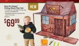 Cabela's Bass Pro Shops Fishing Shack Play Tent offer