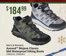 Cabela's Ascend Mojave Classic Mid Waterproof Hiking Boots offer