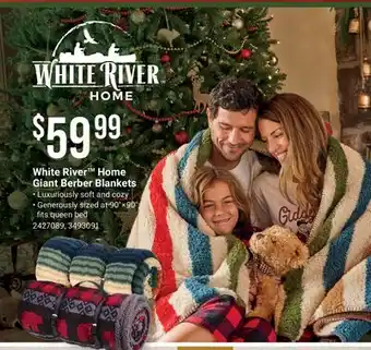 Cabela's White River Home Giant Berber Blankets offer