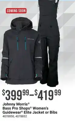 Cabela's Johnny Morris Bass Pro Shops Women's Guidewear Elite Jacket or Bibs offer