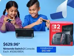 Walmart Nintendo Switch 2 Console offer
