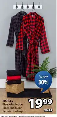 JYSK Harlev Fleece bathrobe offer
