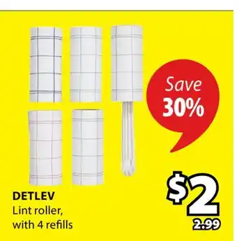 JYSK Detlev Lint roller offer