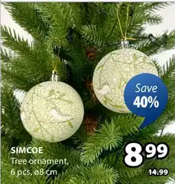 JYSK SIMCOE Tree ornament offer