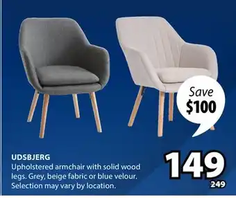 JYSK UDSBJERG Upholstered armchair offer