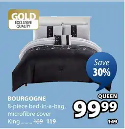 JYSK Bourgogne 8-piece bed-in-a-bag, microfibre cover offer