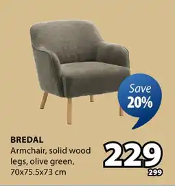 JYSK Bredal Armchair offer