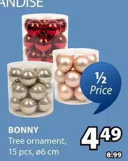 JYSK Bonny Tree ornament offer