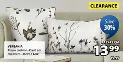 JYSK VERBANIA Throw cushion offer
