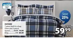 JYSK Oxford 7-piece bed-in-a-bag offer