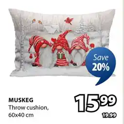 JYSK Muskeg Throw cushion offer
