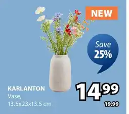 JYSK Karlanton Vase offer