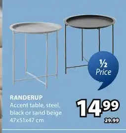 JYSK RANDERUP Accent table offer