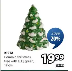 JYSK Kista Ceramic christmas tree with LED offer