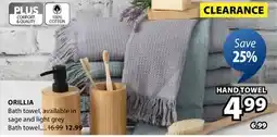 JYSK Orillia Hand Towel offer