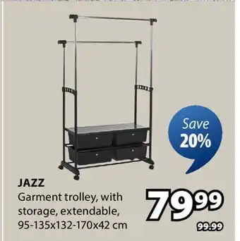 JYSK Jazz Garment trolley offer