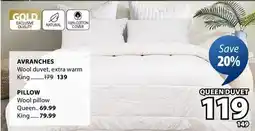 JYSK AVRANCHES Wool duvet offer