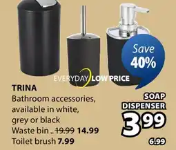JYSK TRINA Bathroom accessories offer