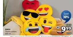 JYSK Emoji Throw cushion offer
