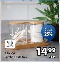 JYSK ARNICA Bamboo bath tray offer