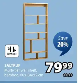 JYSK Saltrup Multi-tier wall shelf offer
