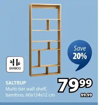 JYSK Saltrup Multi-tier wall shelf offer