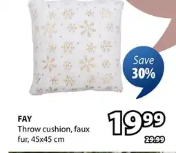 JYSK FAY Throw cushion offer