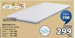 JYSK WELLPUR T110 Memory foam topper offer